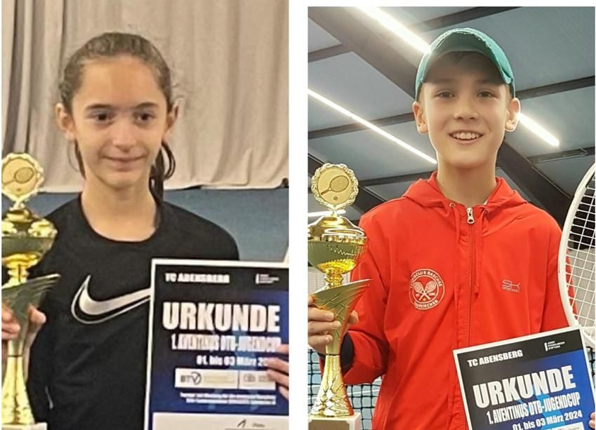 Doppelsieg für Tennis Raschke bei DTB-Turnier in Abensberg