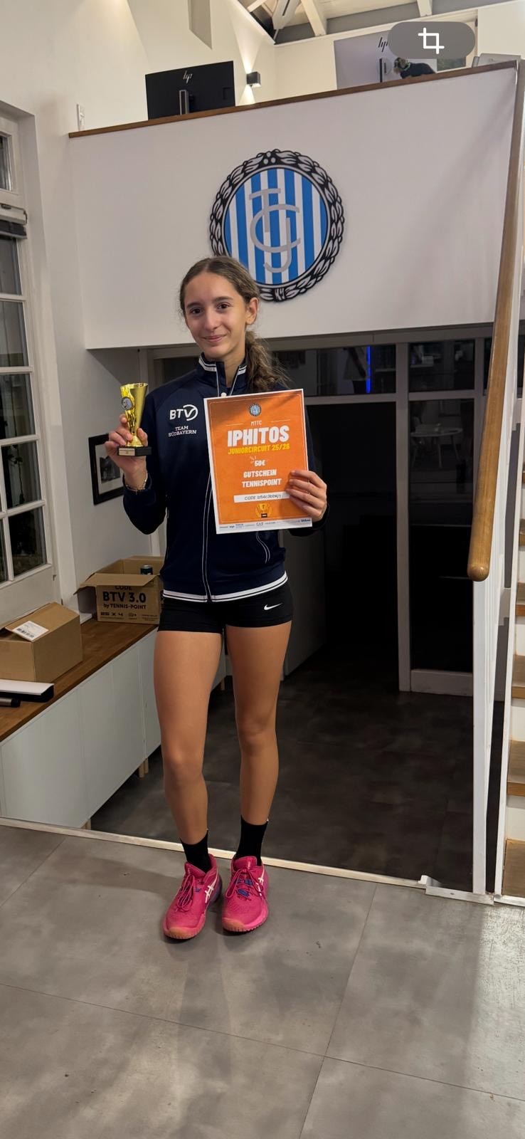 Titelgewinn für Ella Burisic bei J4 Turnier im Iphitos