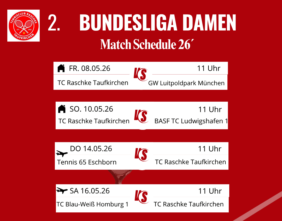2. Bundesliga bei TC Raschke