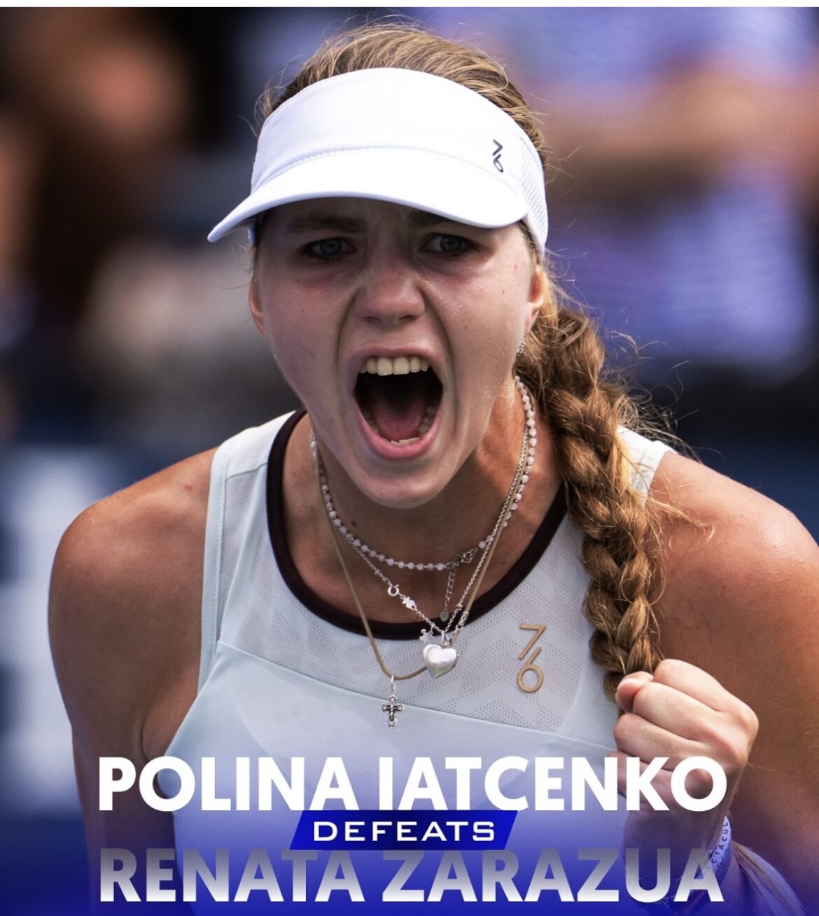 Polina Iatcenko steht in der 2. Runde der US Open! Polina Iatcenko steht in der 2. Runde der US Open!
